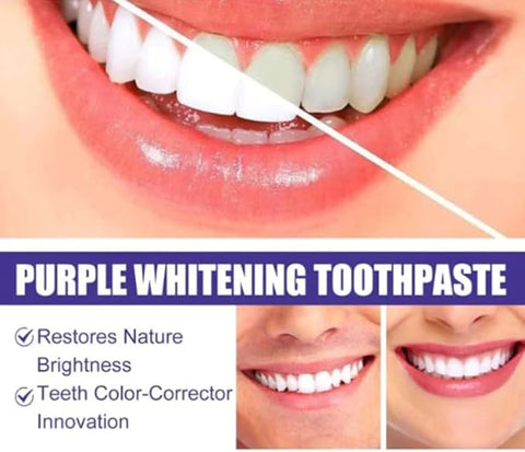 Purple Corrector Toothpaste – Brighten Your Smile Instantly!