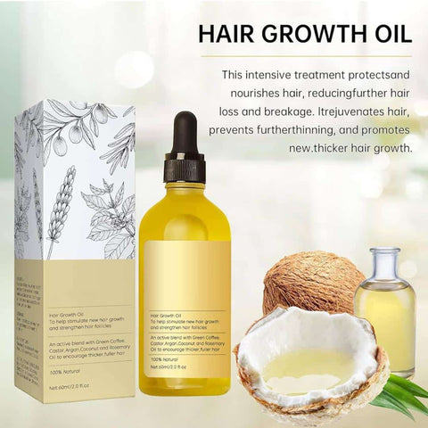 Hair Growth Oil – Unlock the Secret to Thicker, Fuller Hair! 🌟