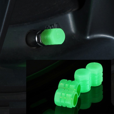 the 🌟 Luminous Car Tire Valve 🚗💡